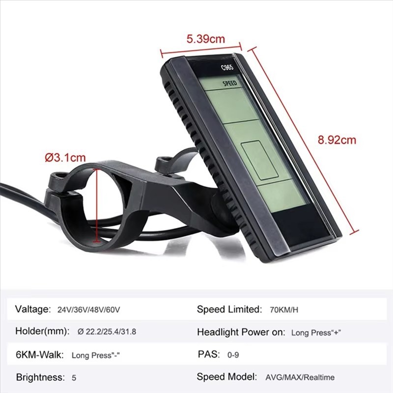 Ebike 800S LCD Display UART protocol for Bafang BBS01 BBS02 G340 G320 M400 motor