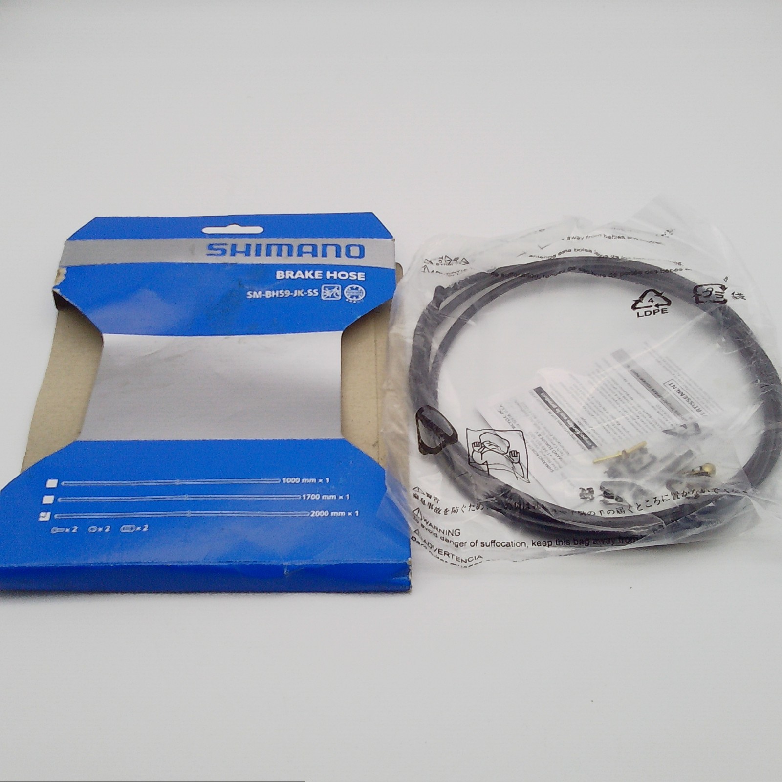 Shimano SM-BH59-JK-SS Hydraulic Disc Brake Hose Straight-Straight 2000 mm