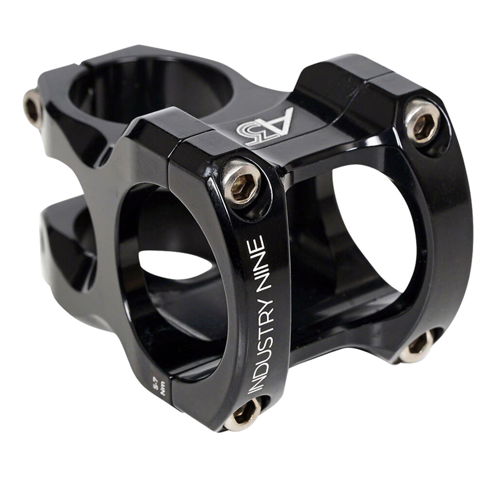 Industry Nine A35 Stem – 50mm, 35mm Clamp, +/-6, 1 1/8″, Aluminum, Black