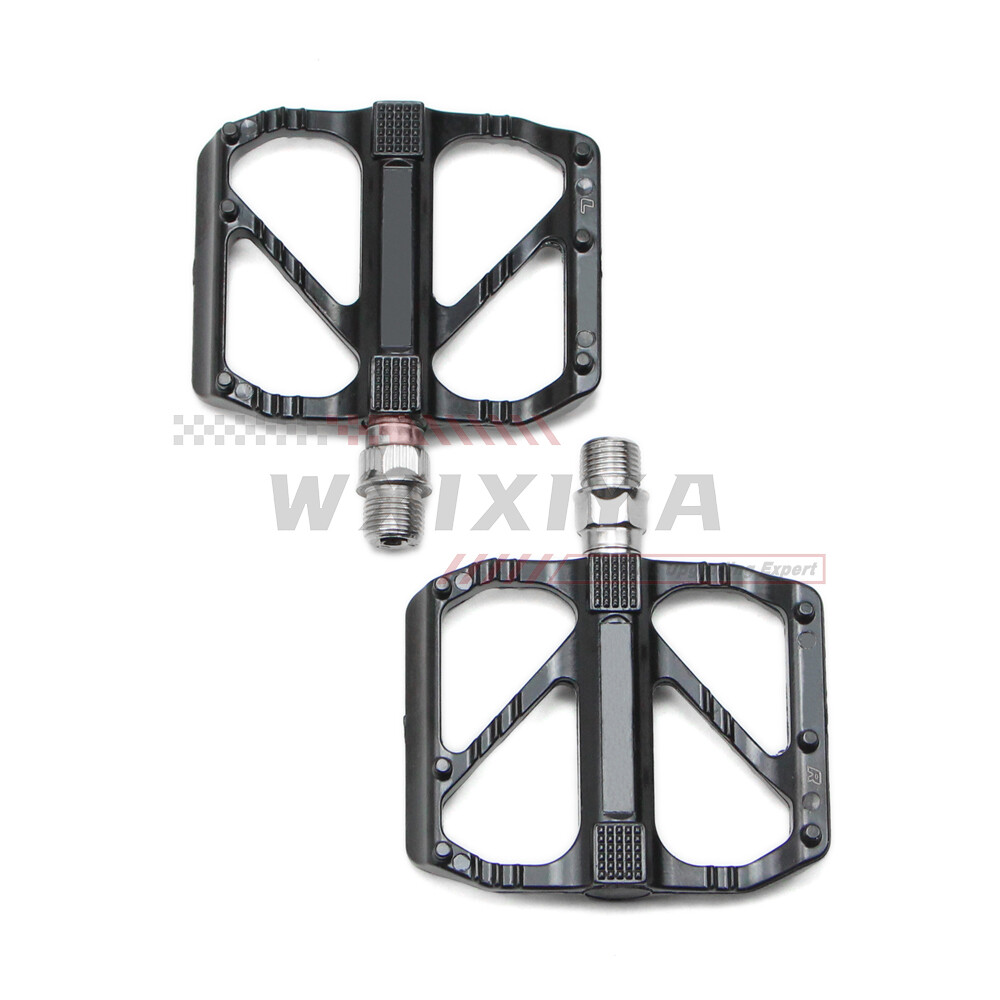 2x Road Bike Pedal DU Bearing Sealed Cycling Flat Platform Aluminum Alloy 9/16″