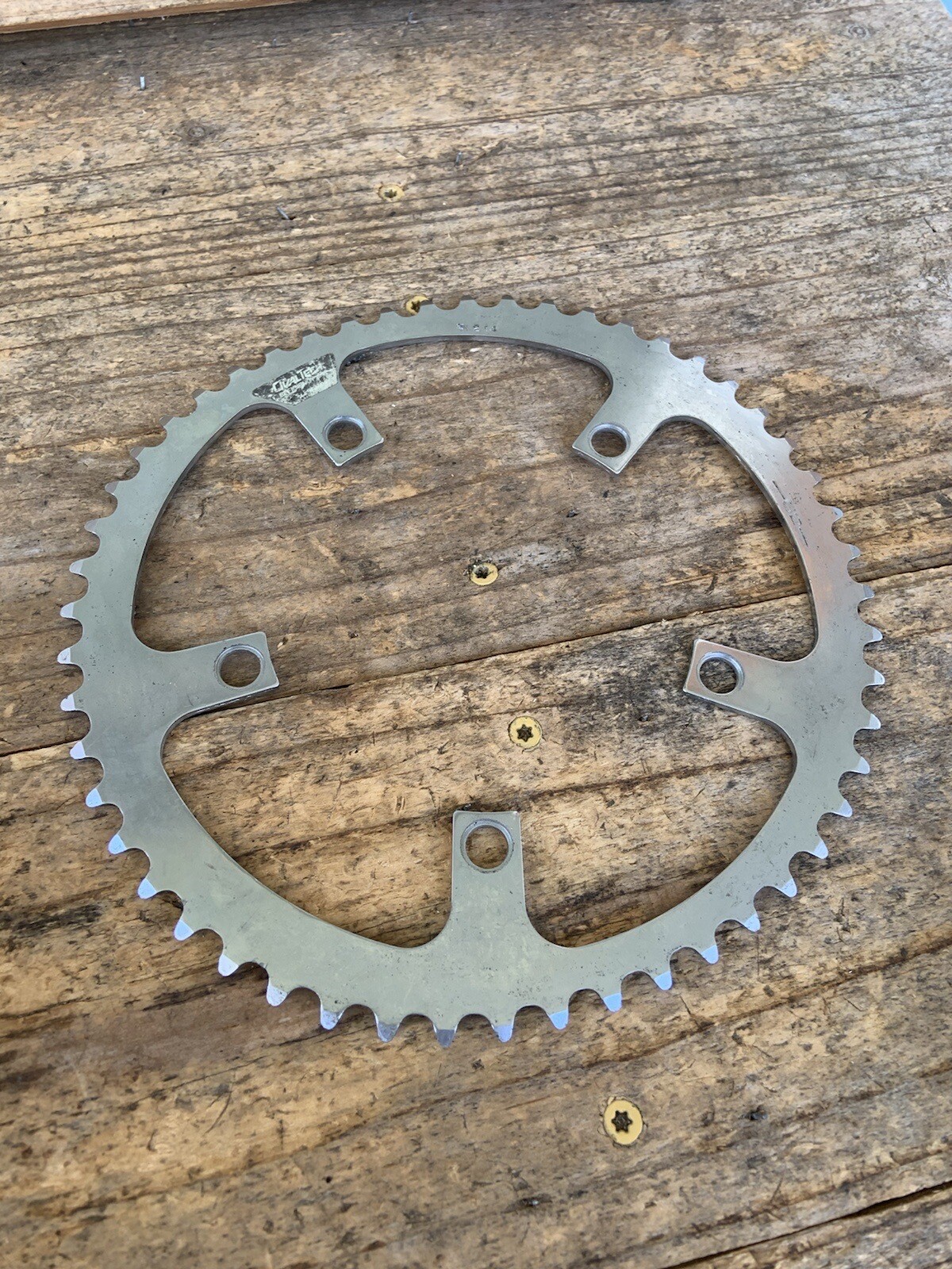 Steel NOS 52t SR Sakae 214 Ovaltech Road Bike Chain Ring-130 BCD-Vintage