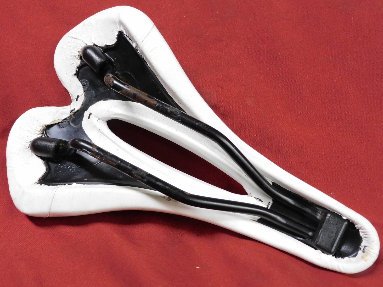 Very Nice White Terry Falcon X Women’s Saddle with Manganese Rails 240 grams
