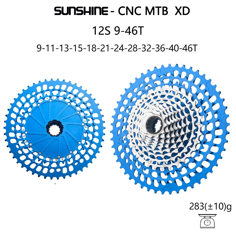 SUNSHINE 12 Speed MTB Bike Ultralight Cassette 9-51T Freewheel for XD freehub