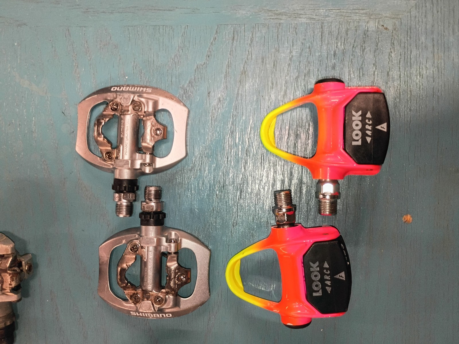 Vintage & Modern Clipless Pedals – Shimano SPD, Look S2 Moab, Look ARC Carbon