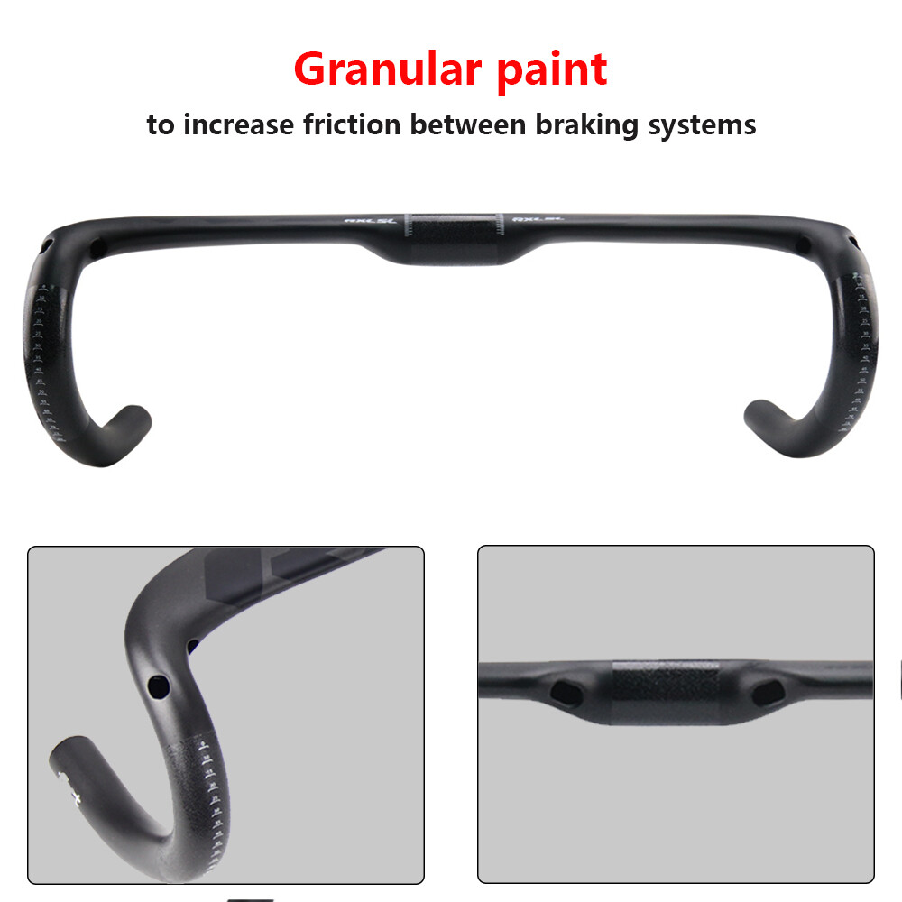 Carbon Road Handlebar 31.8mm Internal Routing Bike Drop Handle Bar 400/420/440mm