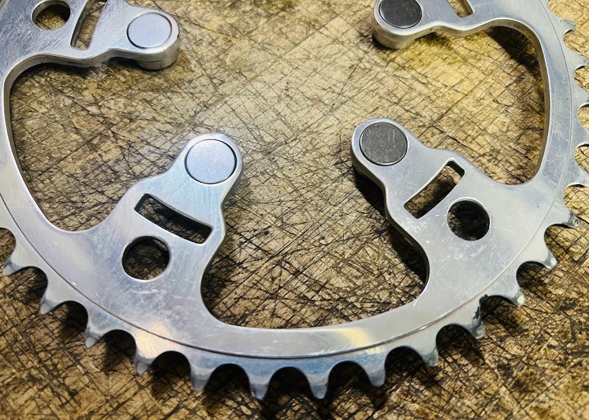 TA Specialites Triplizer 42t Chainring 130mm 74mm BCD Road Silver 2x to 3x
