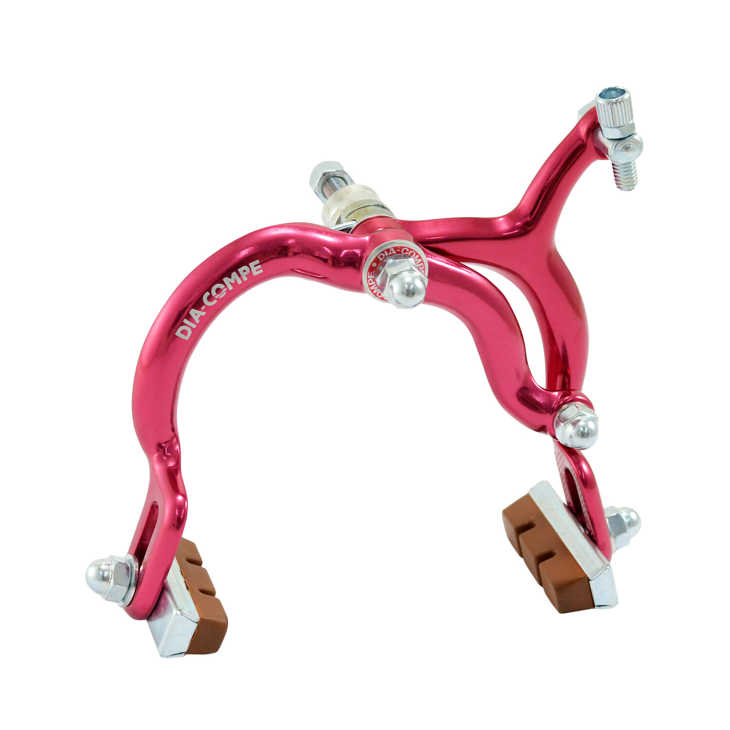 DIA-COMPE MX890 Side Pull Caliper Brake Set (F+R) For Old School BMX , Red