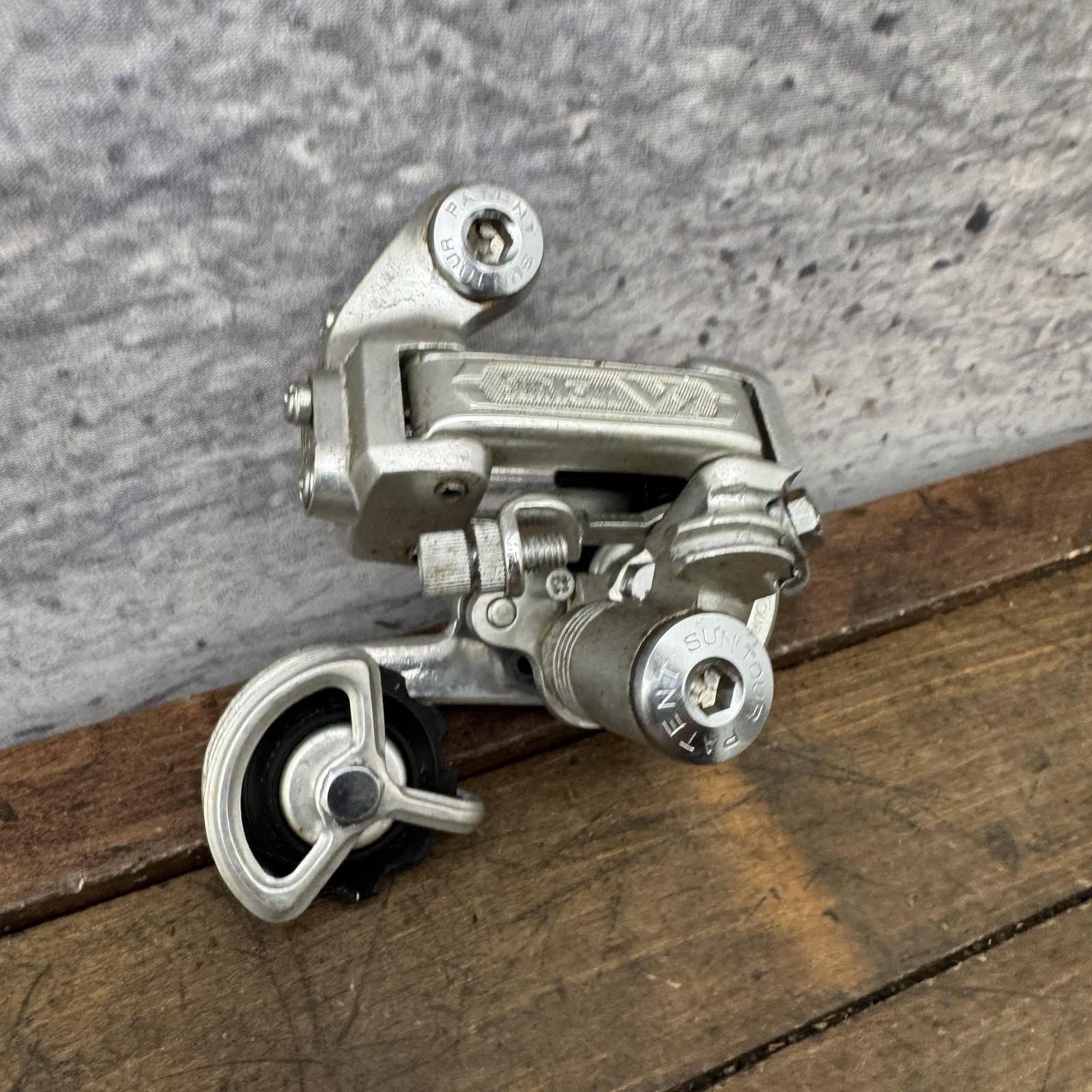 Vintage SunTour VX-S Rear Derailleur NOS New Japan Bike Silver Maeda 1970s Chimo