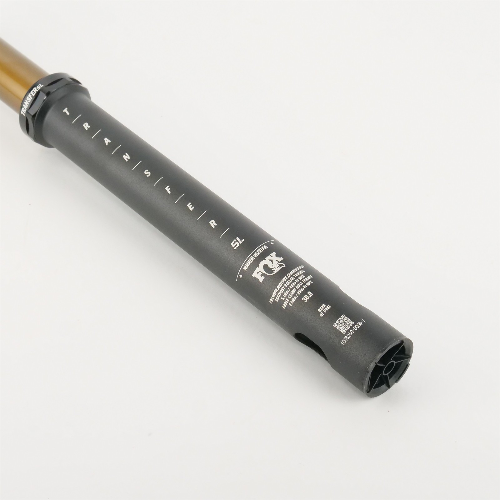 Fox Transfer SL Factory Dropper Seatpost 30.9/355mm 75mm Travel Kashima 352g