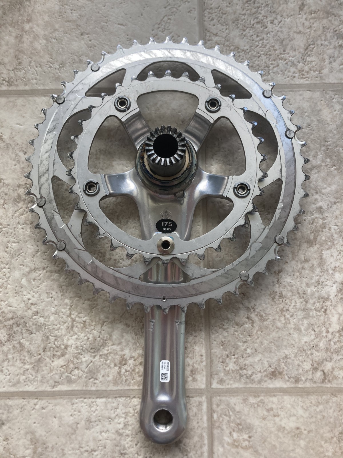 Campagnolo Centaur Crankset 10 Speed Ultra Torque, 50/34, 175mm w/ Italian BB