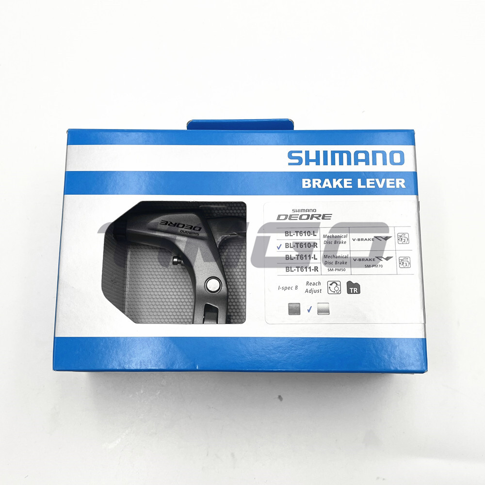 Shimano Deore BL-T610 MTB Trekking V-Brake Mechanical Disc Brake Lever 2 Finger