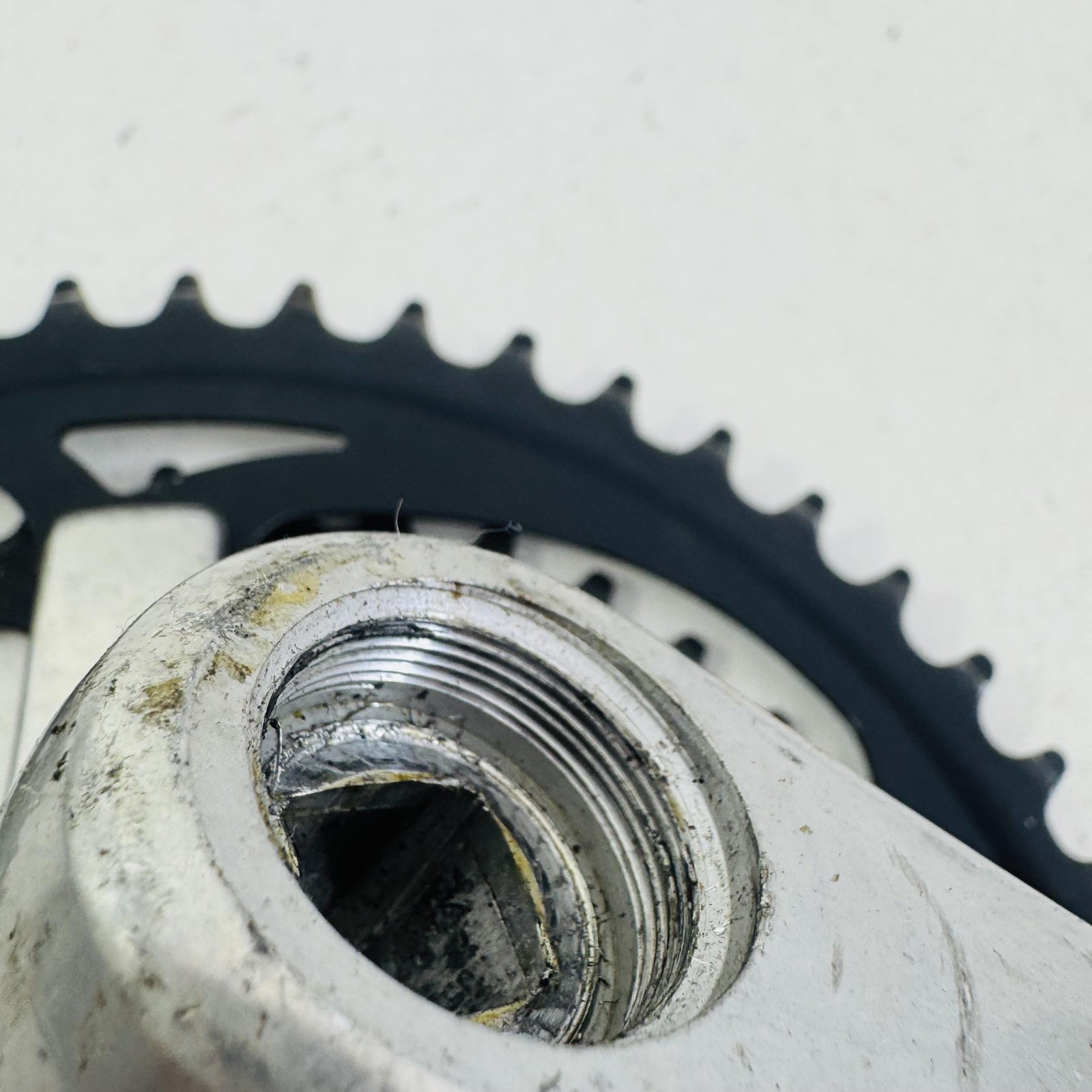 Vintage Sakae Blaze Double Crankset 170mm 52/42T Square Taper 130 BCD Bike A89