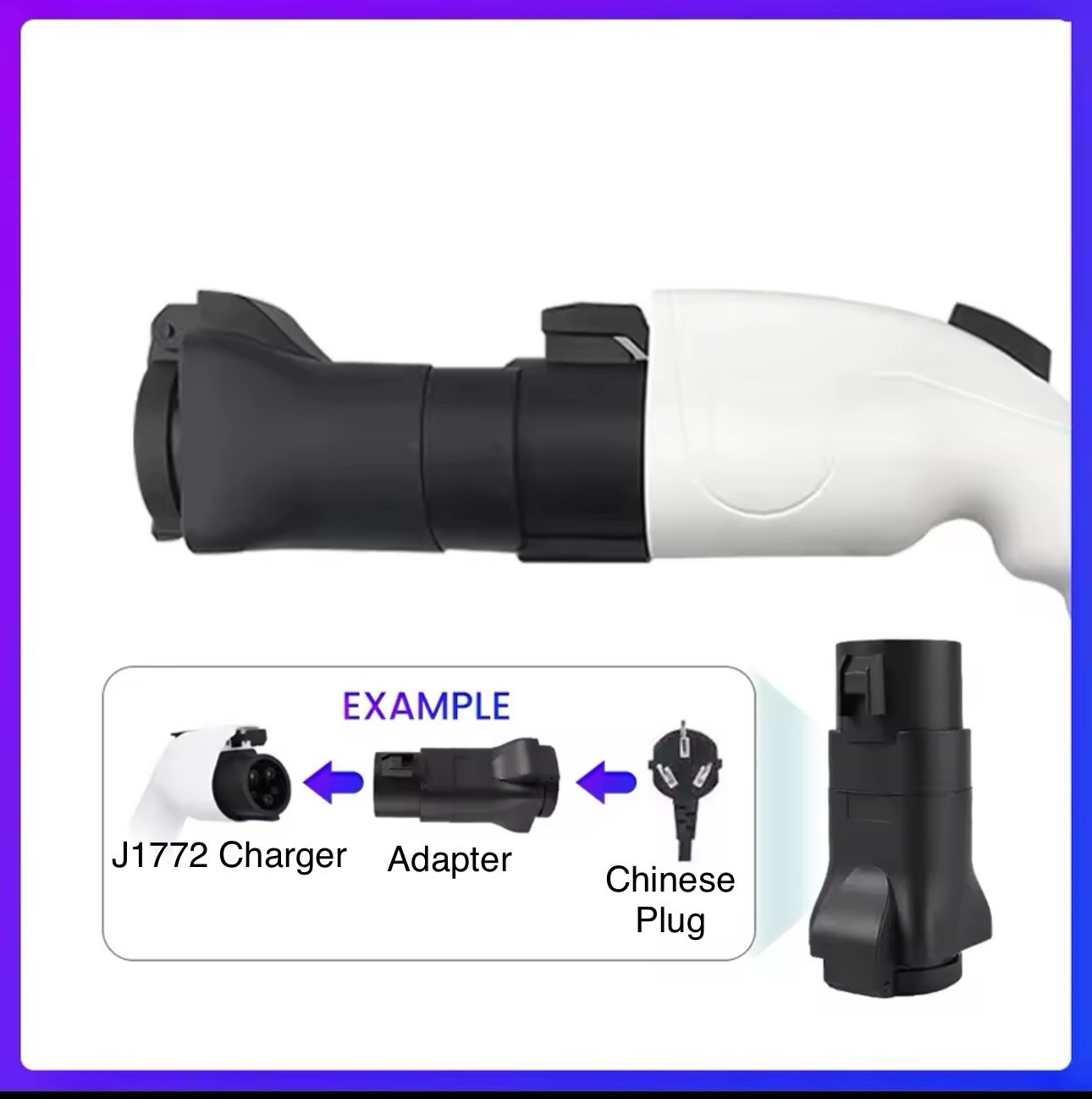 J1772 To 220V World Plug Adapter Ev Charging Station Adapter Surron Talaria