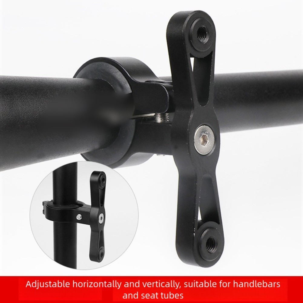 Stable and Secure Bicycle Handlebar Bottle Cage Adapter with Adjustable Size