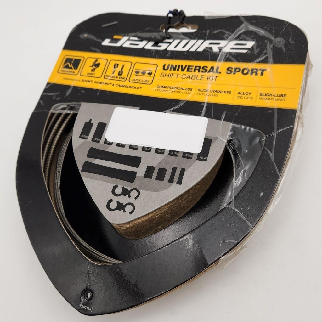 Jagwire Universal Sport Shift Cable & Housing Kit Carbon Silver SRAM/Shimano