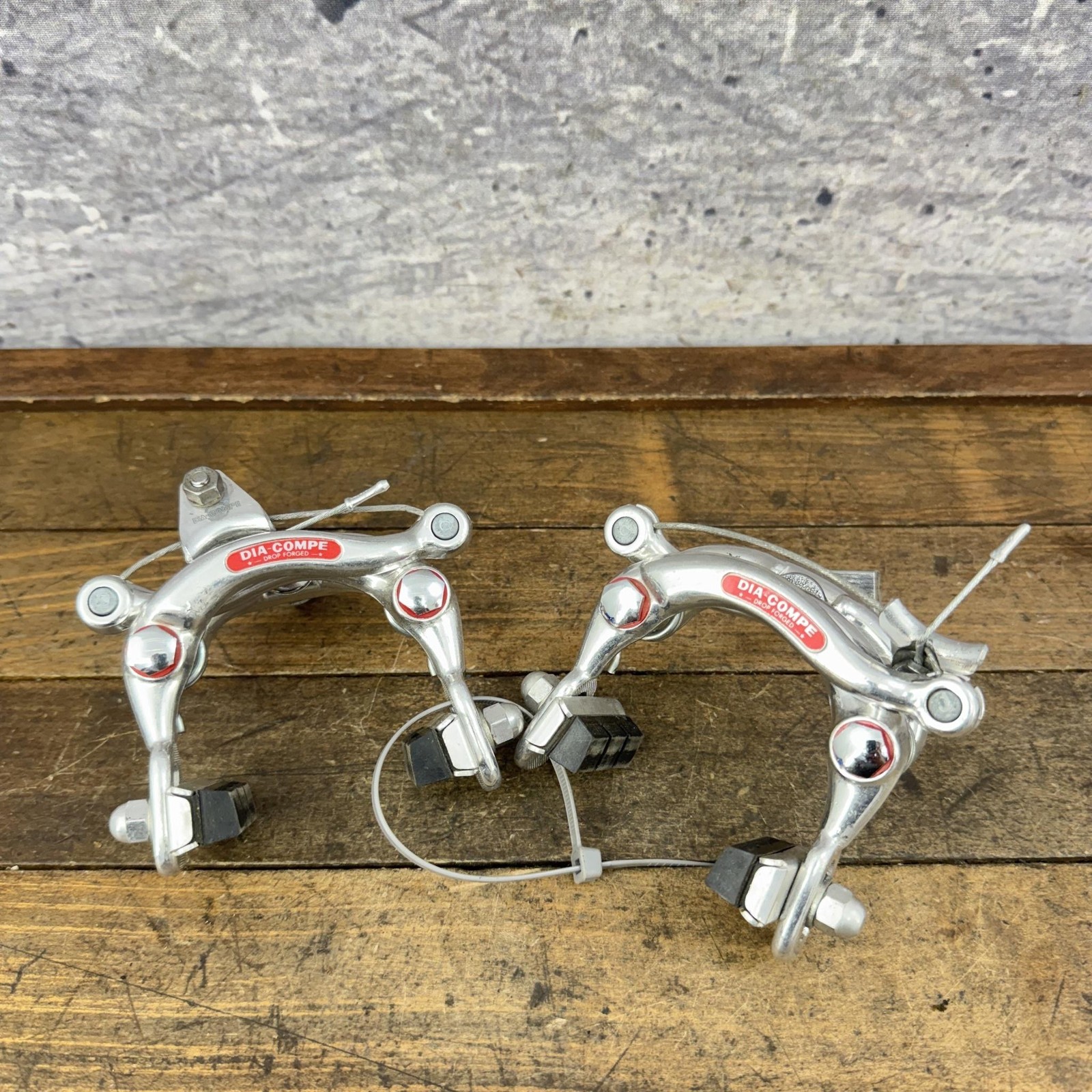 Vintage Dia-Compe Drop Forged Caliper Brakes Set Center Pull Road Bike Japan