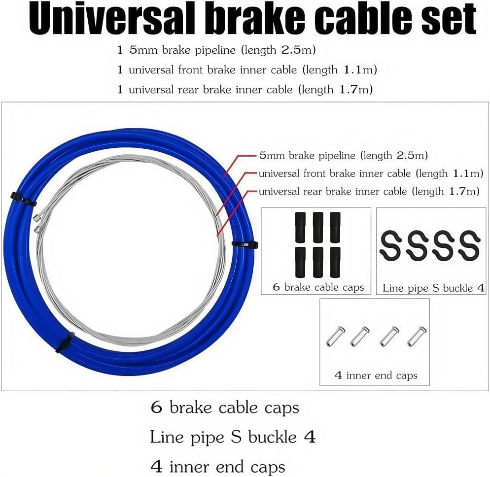 High-Carbon Steel Bike Cable Kit – Precision Performance & Safety Certified