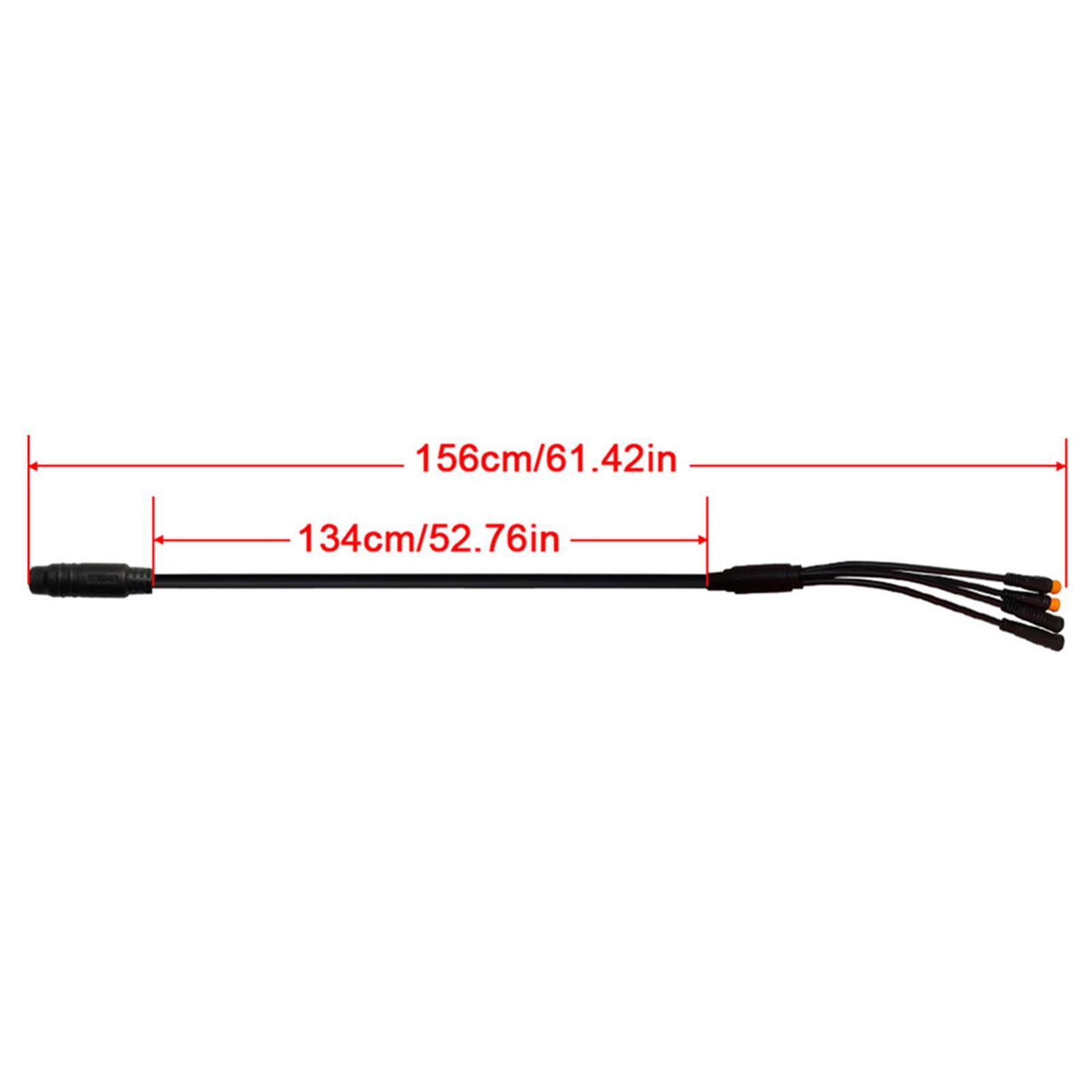 Electric Bicycle E-bike Integration Cable Waterproof 1 to 5 For KT Controller a