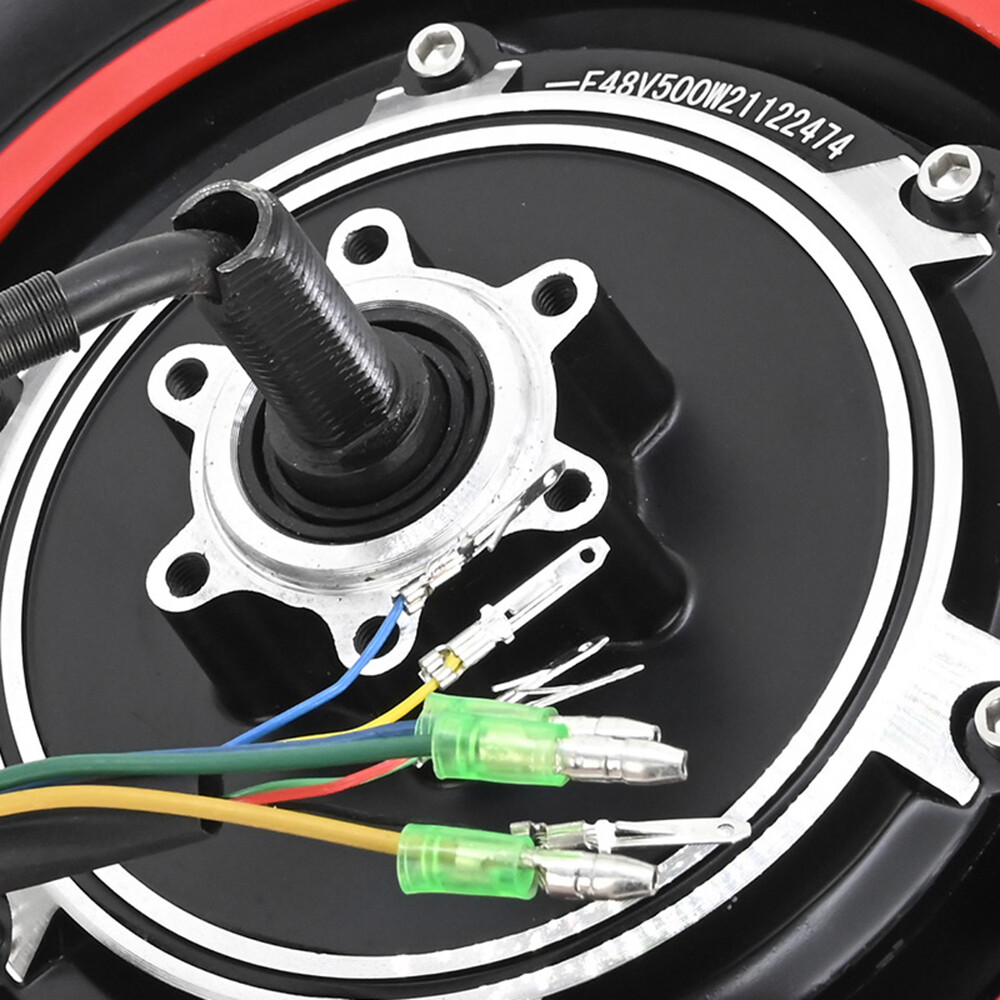 10In E-Scooter Hub Motor Wheel Waterproof Inflatable Rear Tire 500W 40V N5C9