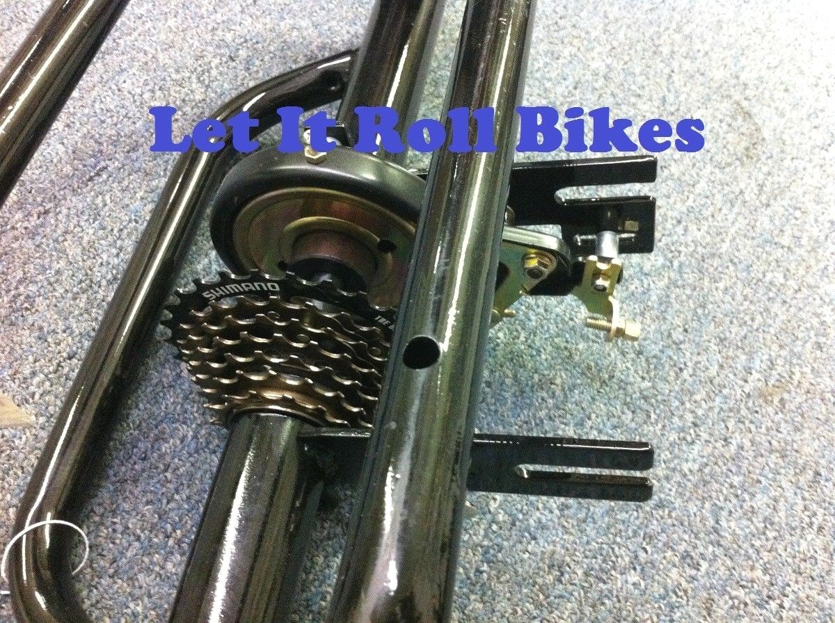 TRICYCLE CONVERSION KIT 7-SPEED SHIMANO 15MM AXLE HOLLOW HUB WHEELS NEW!