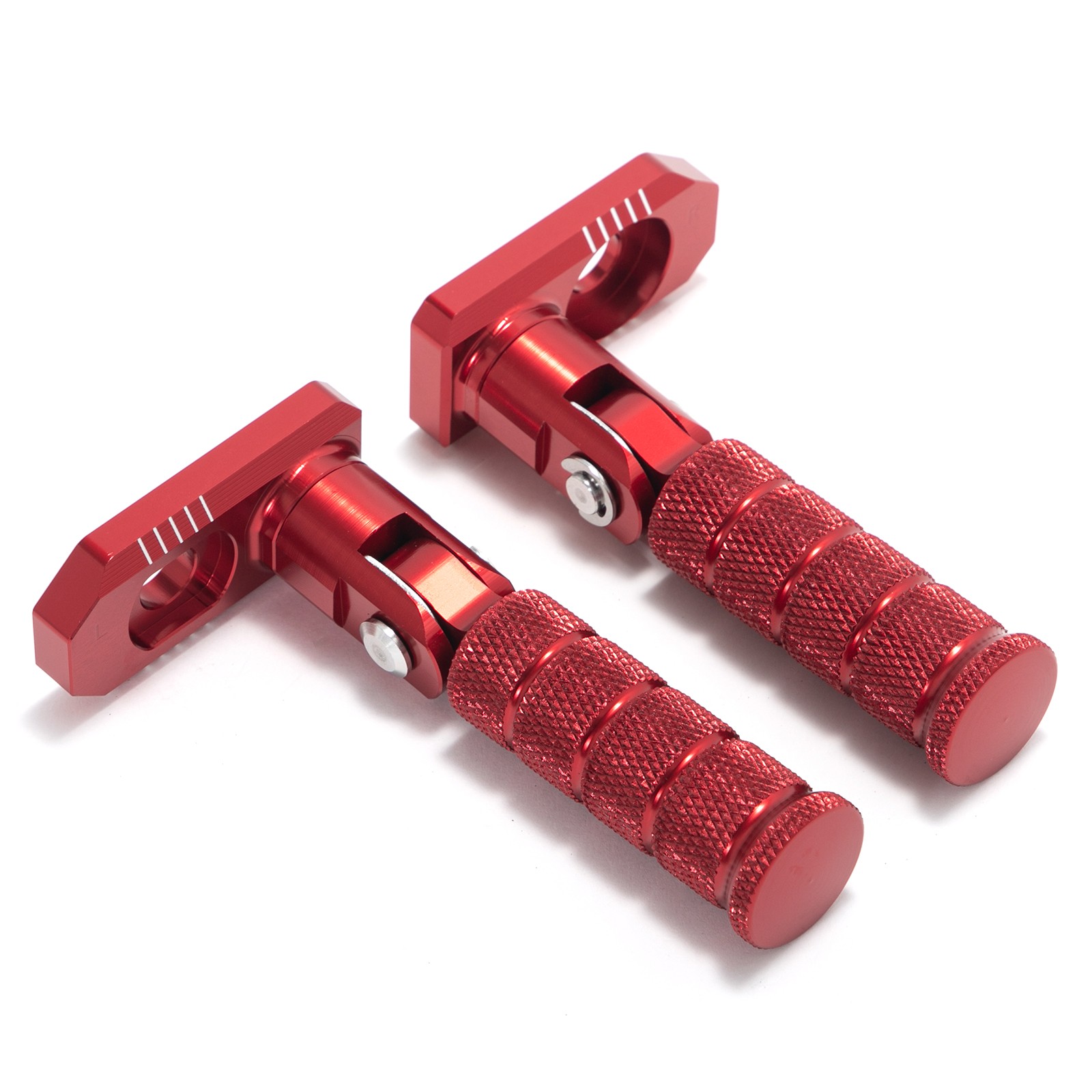 For Apollo RFN E-Bike Red Stunt Foot Pegs Pedals for Beta Explorer Dirt Bike MX