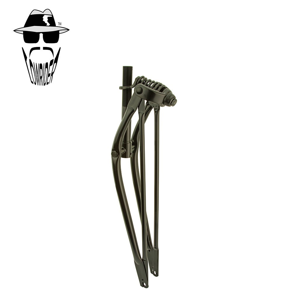 Original Lowrider 26″ Beach Cruiser Bicycle Classic Black Springer Durable Fork.