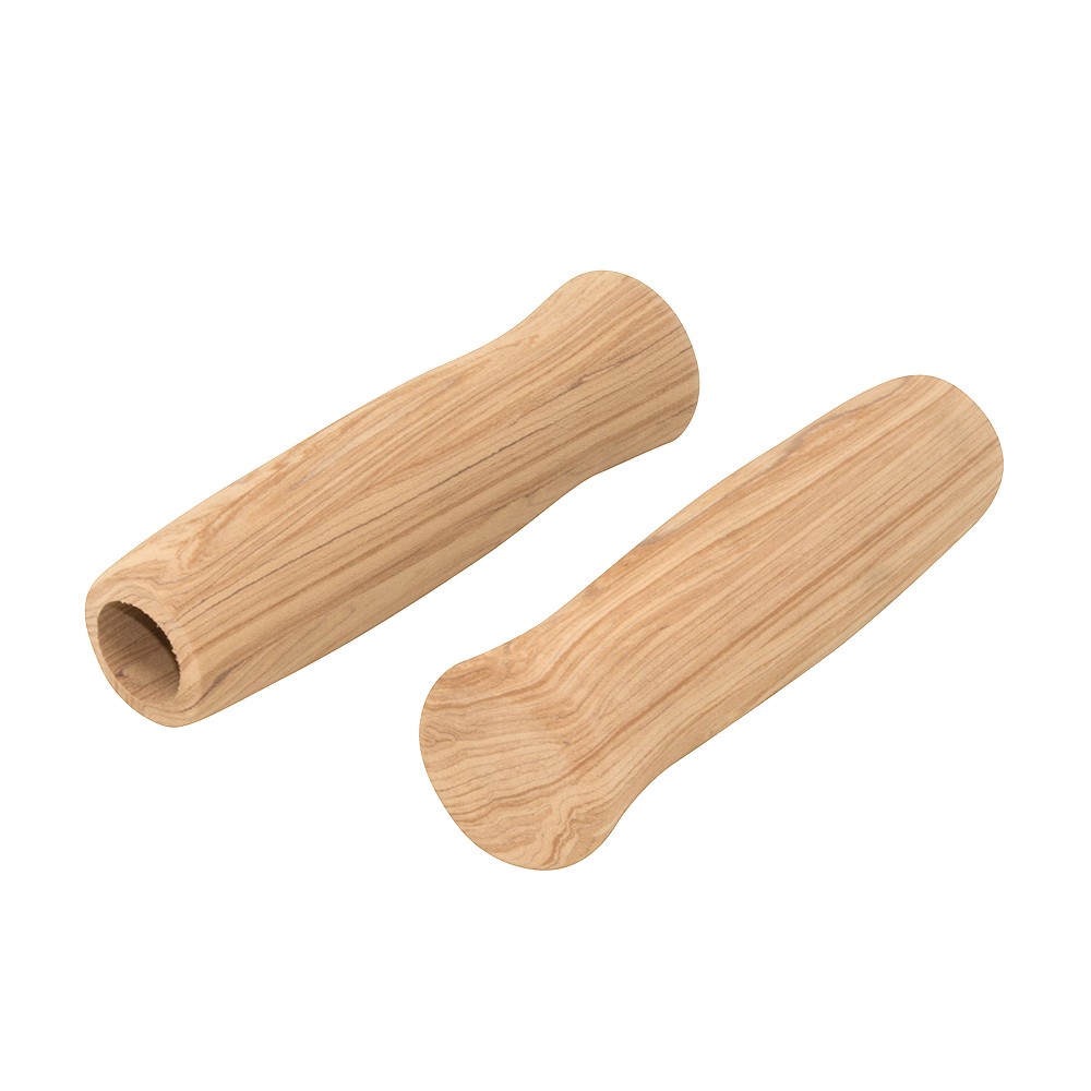 Wood Grain EVA Foam Handlebar 140MM Grips Bike Bicycle