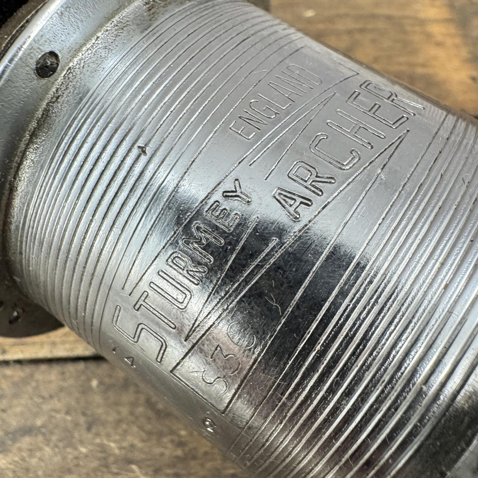 Vintage Sturmey-Archer S3C Rear Hub 28H 3 Speed Nutted Coaster Brake Cruiser 74