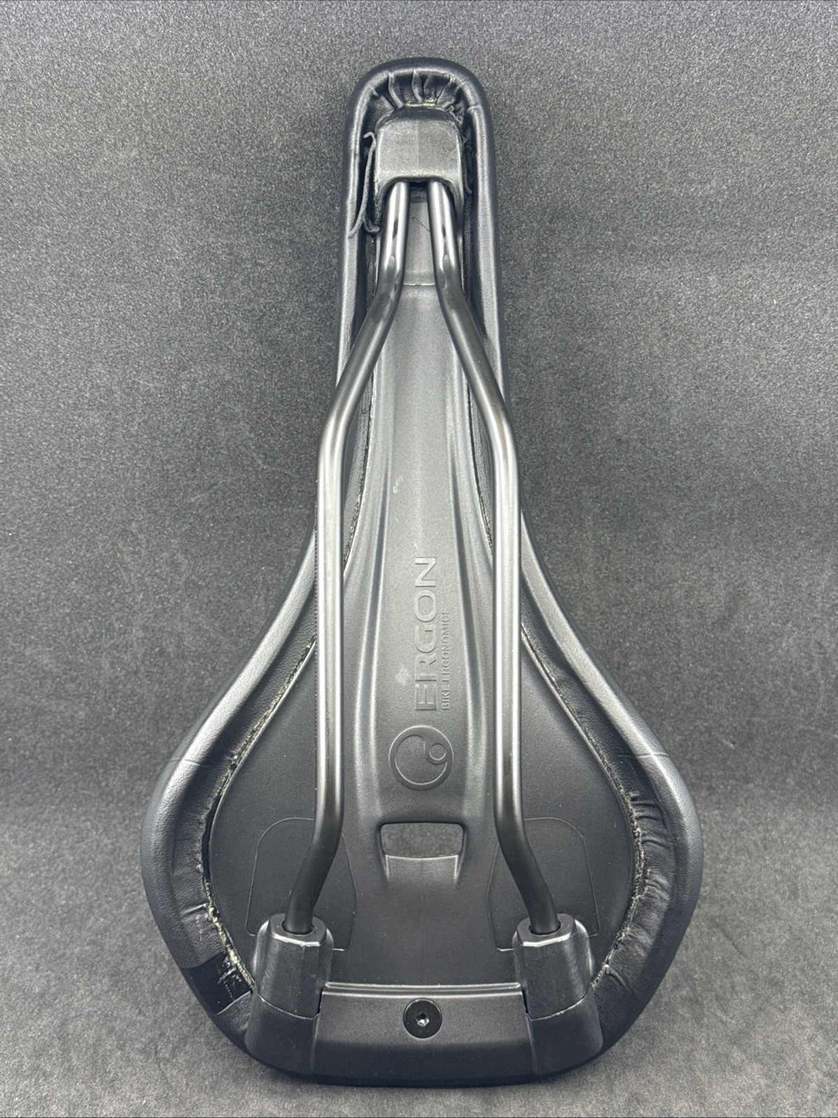 ERGON SM 10 Sport Stealth Gravel Saddle CroMo Rail Black 270mm x 140mm MSRP $99