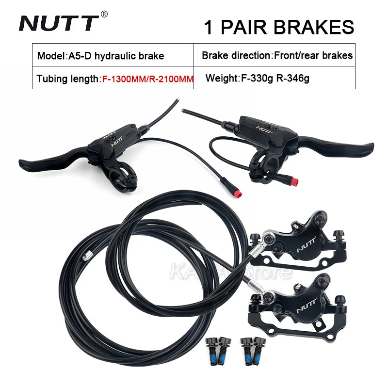 Electric Scooter E-Bike Hydraulic Disc Brake 140 160 180mm