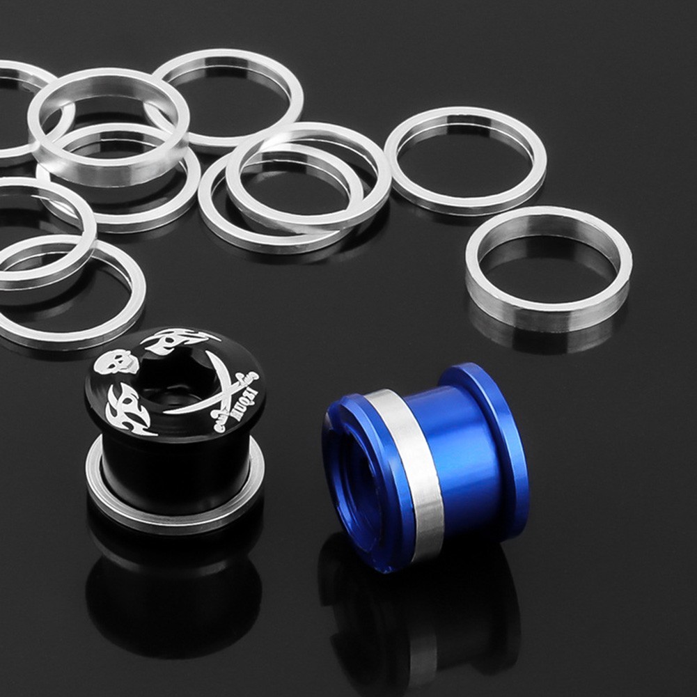 Aluminum Chainring Spacer Washer for Crankset Screws 1mm or 2mm Thickness