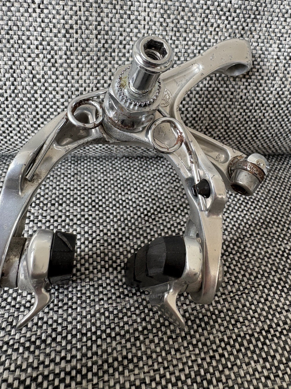 Campagnolo Chorus Differential Rim Brake Calipers Front+Rear Pair Silver As Is