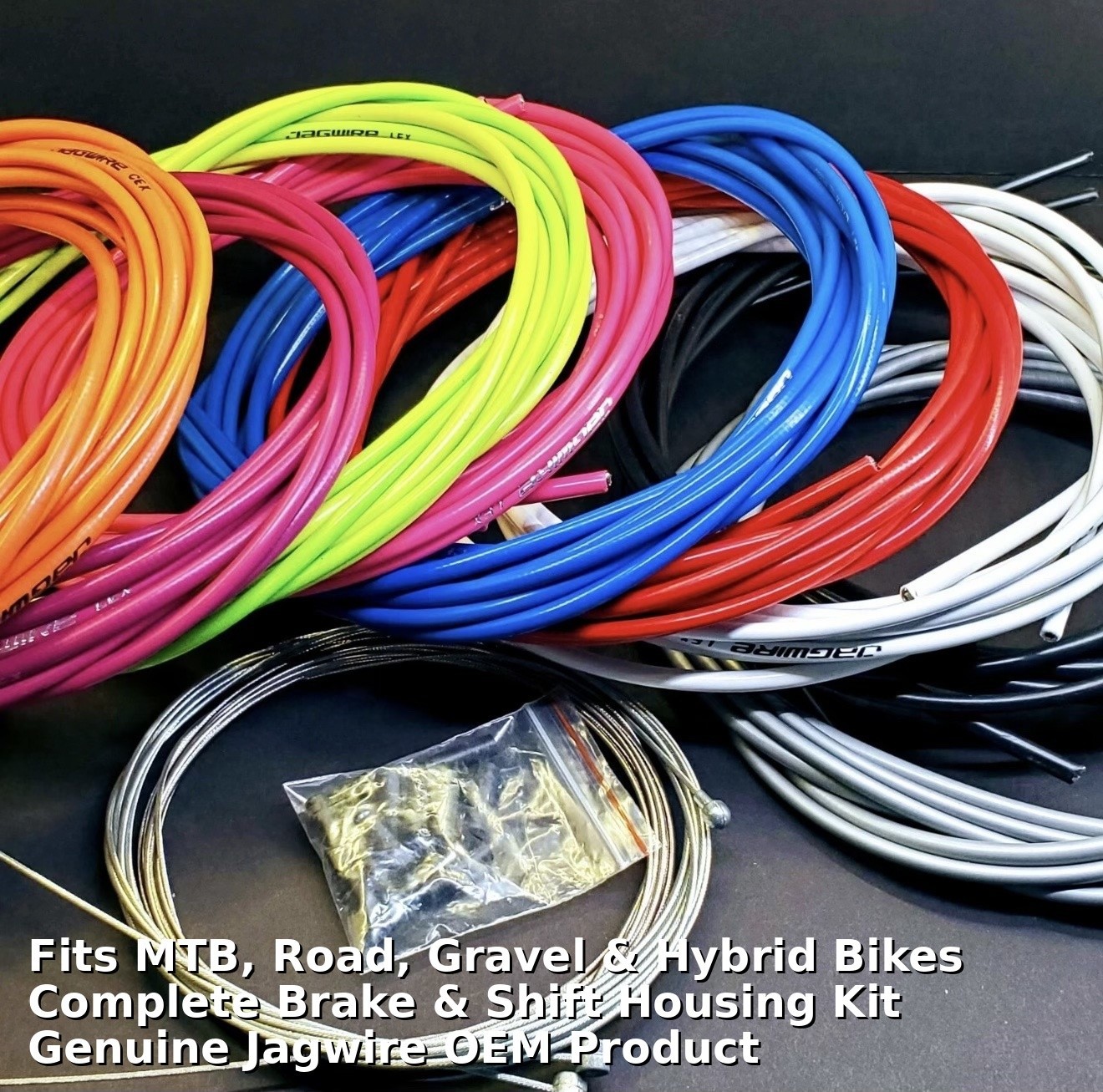 Jagwire Universal Cable Housing Kit Brake & Shift OEM Complete MTB Road PRO Bike