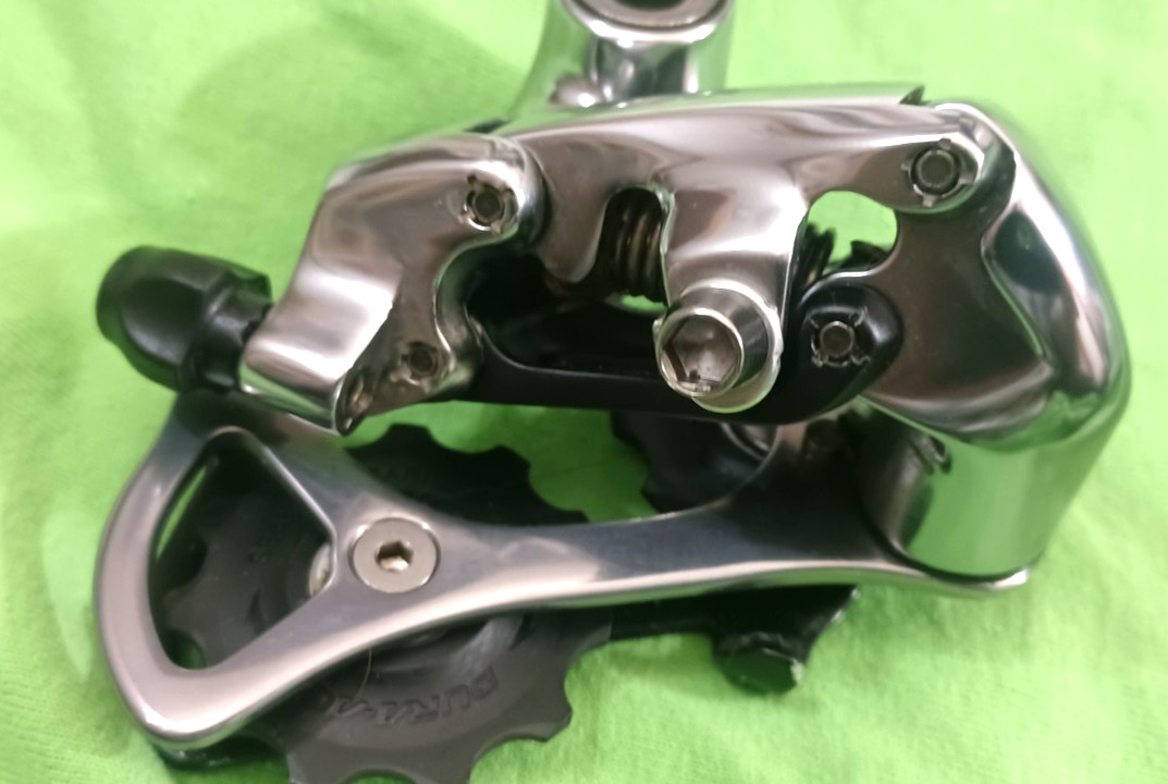 used VGC, Shimano Dura-Ace RD-7800 Short Cage Rear Derailleur, 10 Speed