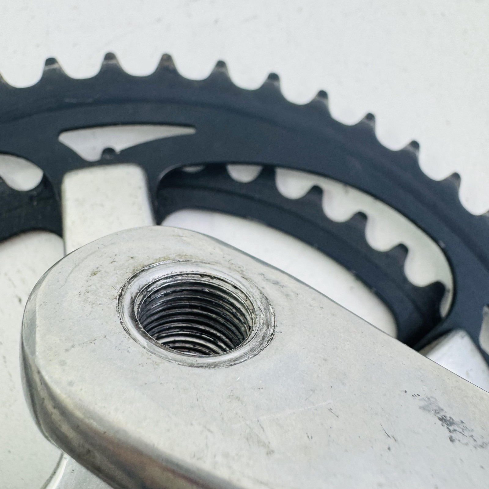 Vintage Sakae Blaze Double Crankset 170mm 52/42T Square Taper 130 BCD Bike A89