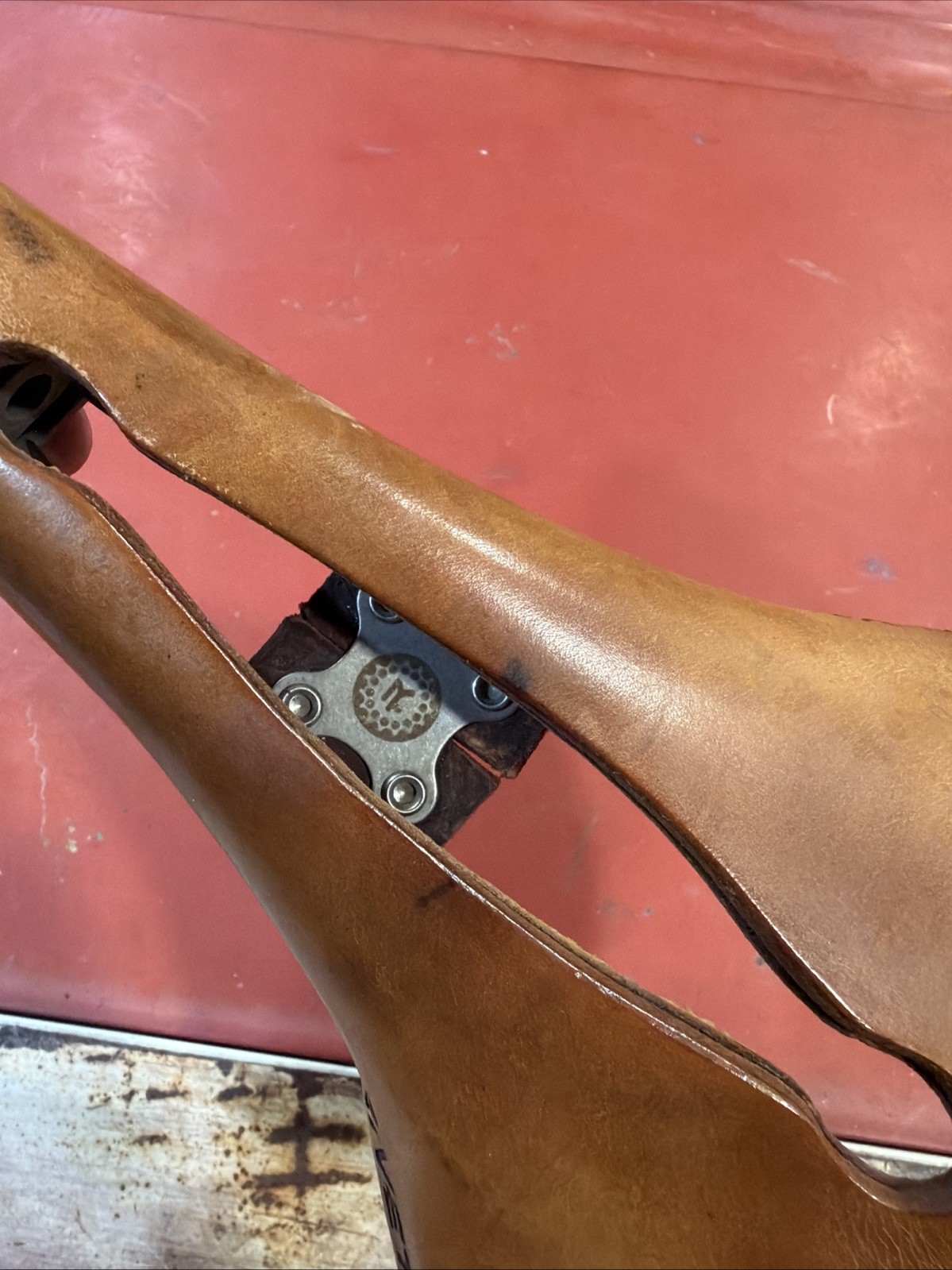 Rivet Cycle Works Brown Leather Saddle Seat titanium Rails The Independence
