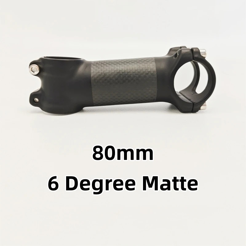 MTB Road Mountain Bicycle Carbon Alloy Stem 31.8*60-120mm 6/17 Degrees Bike Stem