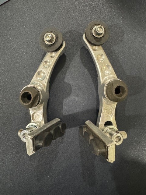 Vintage Suntour Roller Cam Brake Calipers Set 80s MTB BMX Silver Rollercam XC