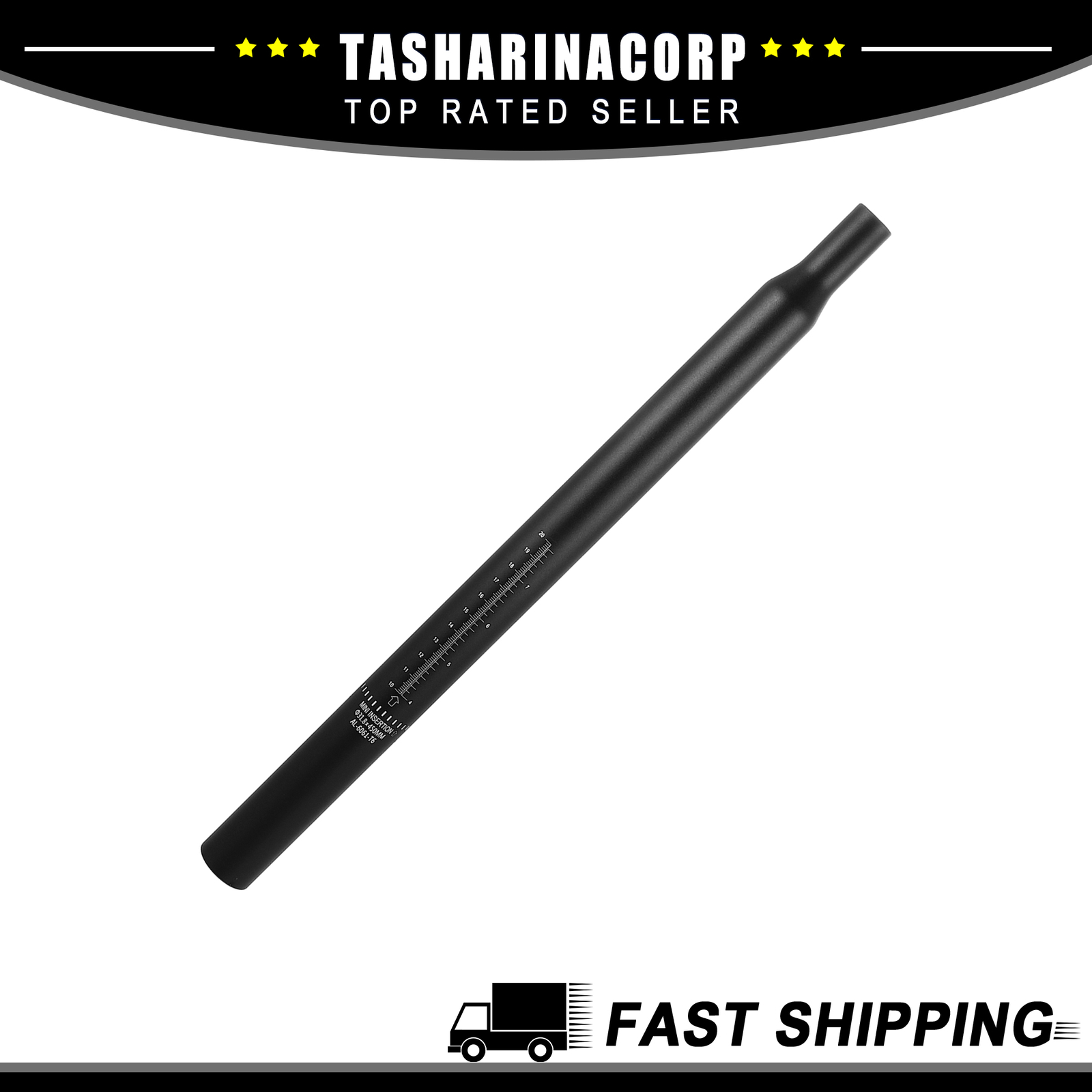 31.8x450mm Bicycle Seat Post Aluminum Alloy Tube Universal for MTB Mountain Bike