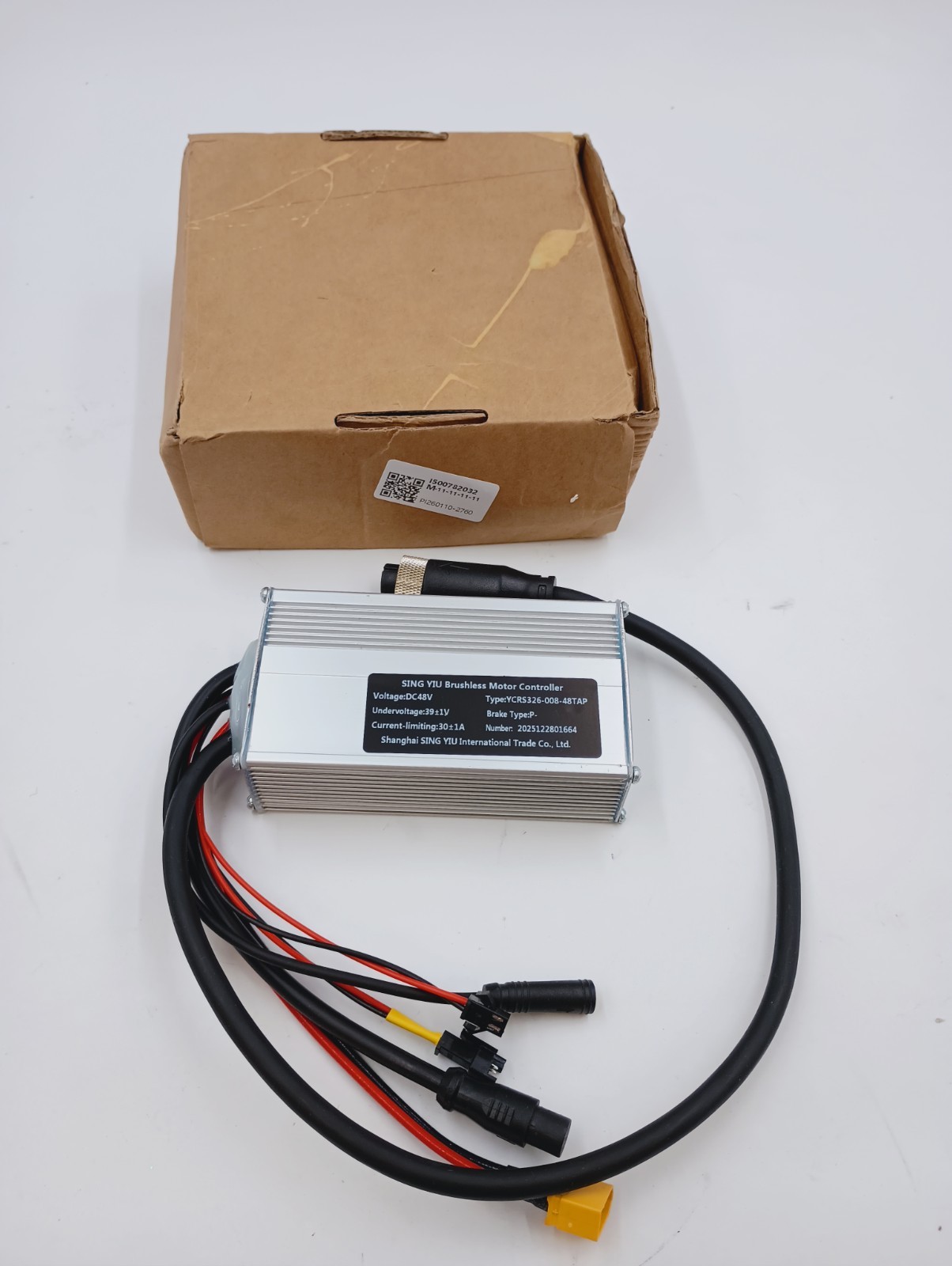 SING YIU E-BIKE BRUSHLESS MOTOR CONTROLLER DC48V YCRS326-008-48TAP FREE SHIP