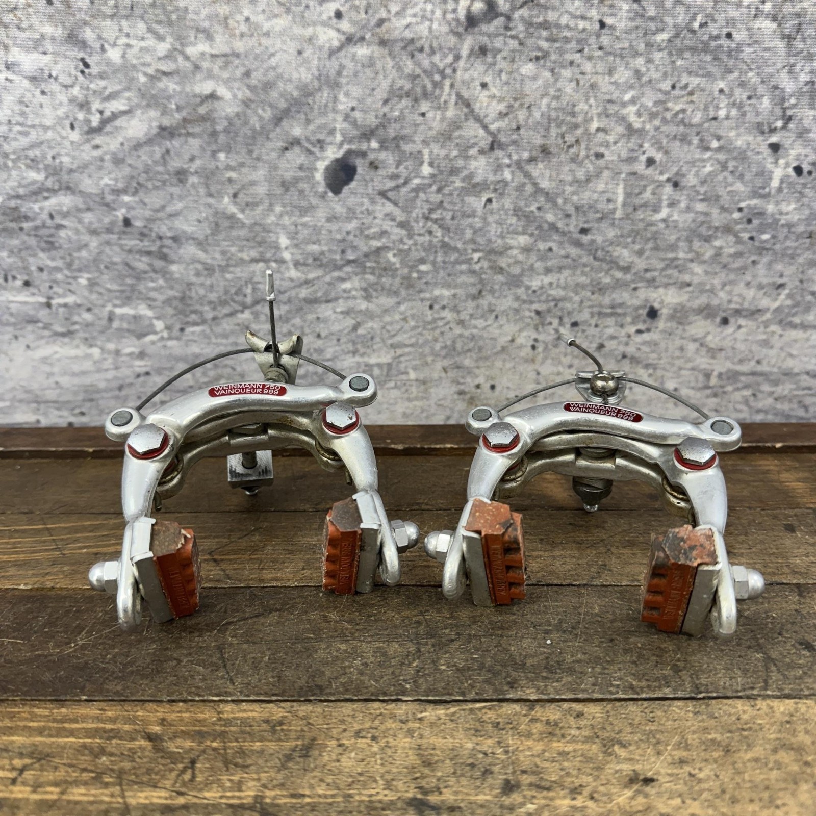 Vintage Weinmann Vainqueur 999 Brakes Set F/R Center Pull Road Bike Switzerland