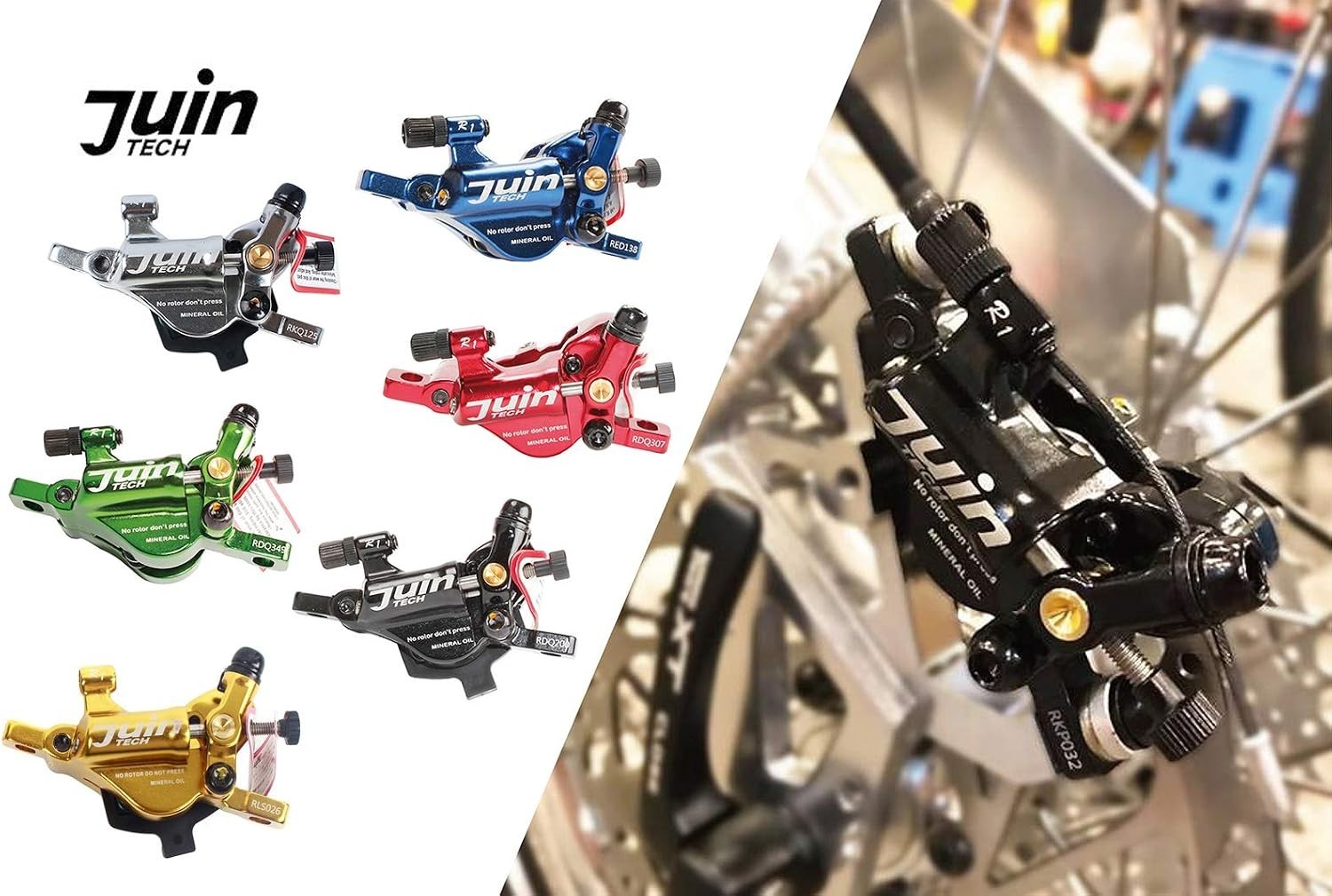 Pre-Bled Lightweight Hydraulic Disc Brake Caliper Set – Perfect for Cyclocross