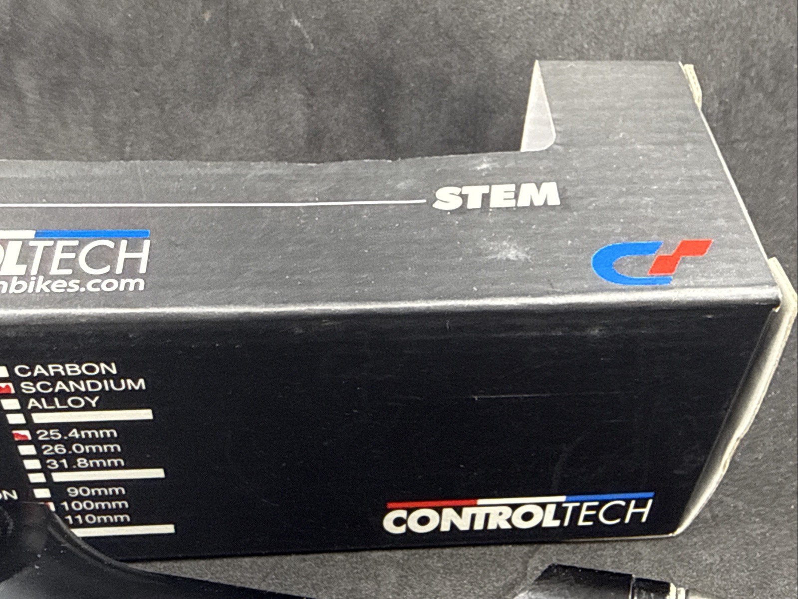 NOS ControlTech SCANDIUM Newton3SCM 100mm 5° 1-1/8″ 25.4mm Alloy Stem