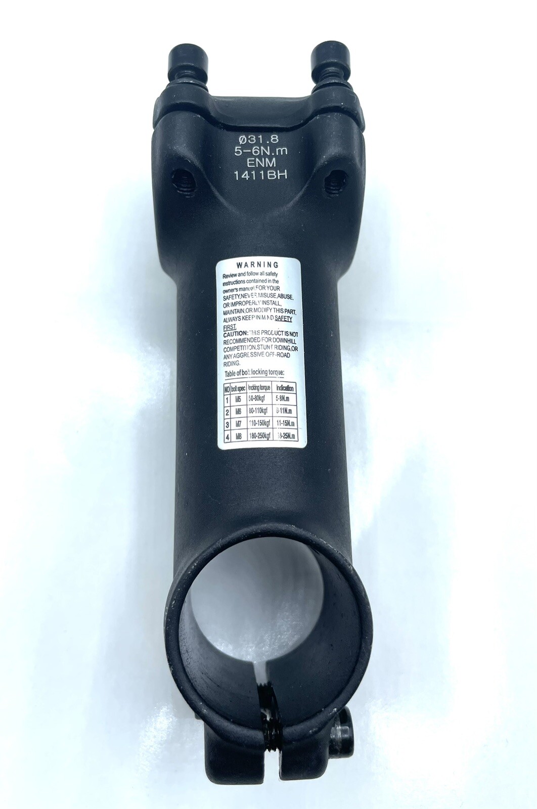 Syncros UC 3.0 Stem 90mm Road / MTB 31.8 Clamp / 1-1/8” Steerer