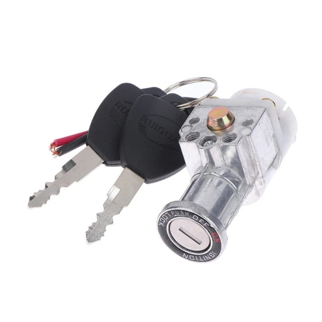 Bigger Head Type Electric Bicycle Ignition On/Off Key Switch Heavy Load E-Bike,