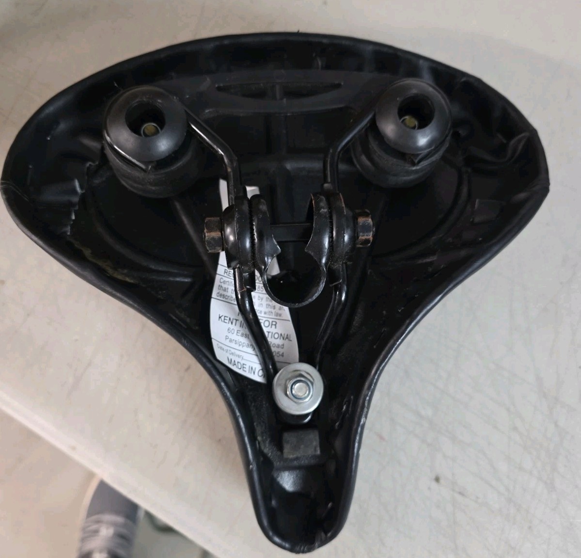 OEM Margaritaville Black Leather Bicycle Saddle/Seat Universal Fit Unisex Adult