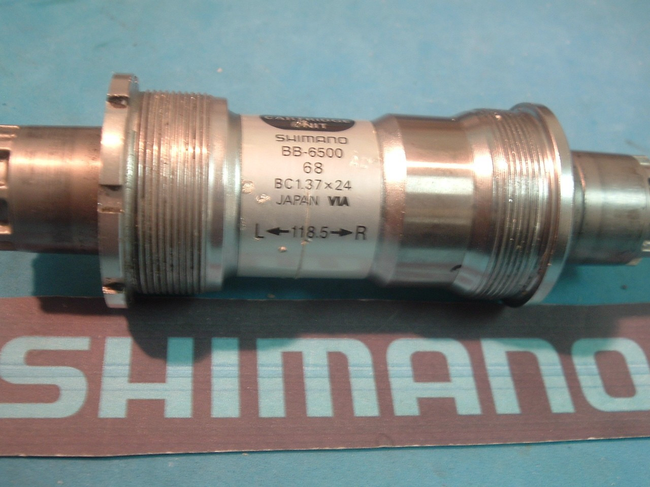 Shimano Ultegra BB-6500 Cartridge Bottom Bracket-68×118.5MM-English-VGC++