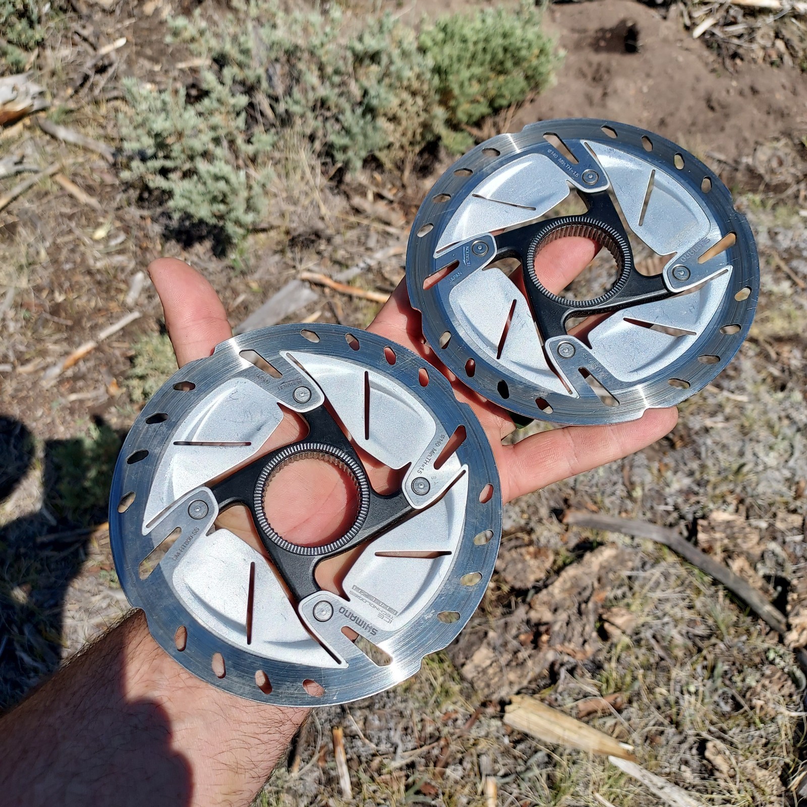 (2) 140mm Shimano Ultegra SM-RT800-SS Disc Brake Rotors