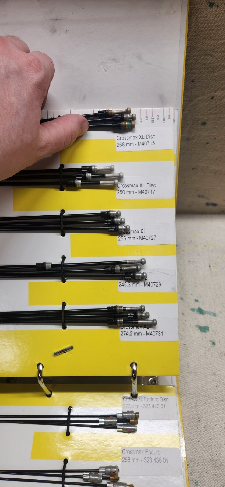 Mavic MTB spokes – Assorted Spokes Model and Sizes – New