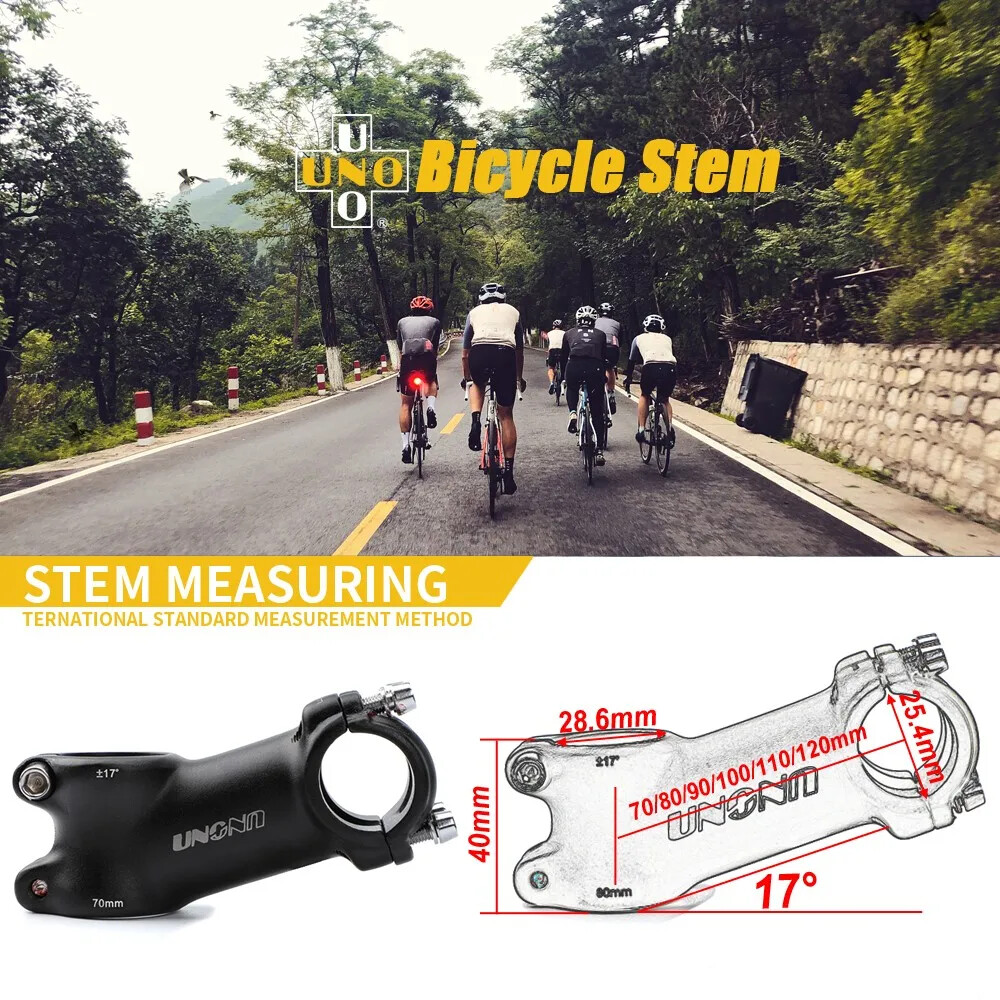 Ultralight Bike Stem Part 7 17 Degree Mountain Road Bicycle Stem 31.8mm 60-130mm